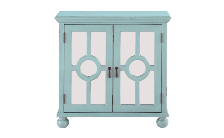 ACCENT CHEST W/MIRROR DOOR AQUA MAZIN 1000A70AQ  1000A70AQ