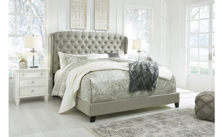 B090-982 Jerary KING UPHOLSTERED BED