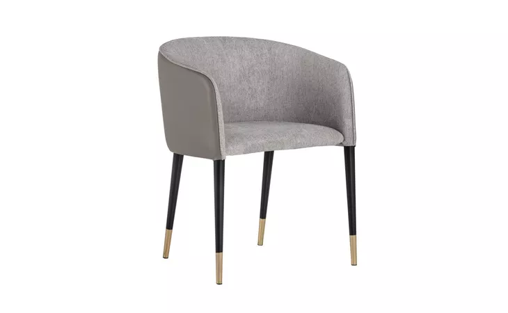 103148 ASHER ASHER DINING ARMCHAIR - FLINT GREY NAPA TAUPE