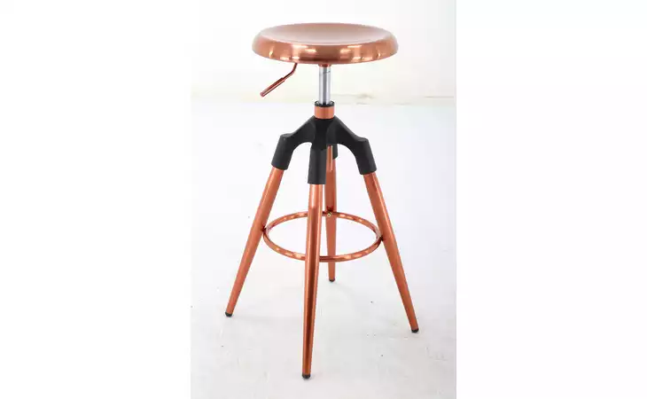 CH-181120-RG  ADJUSTABLE HEIGHT STAINLESS STEEL CHAIR,1PCS CTN ROSE GOLD