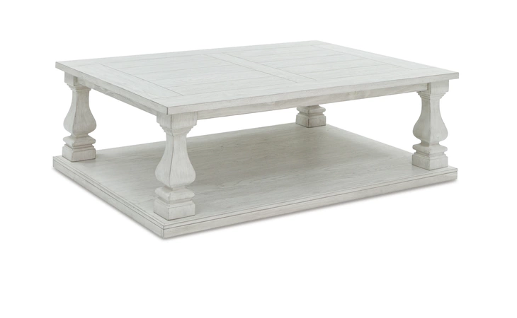 Arlendyne RECTANGULAR COFFEE TABLE ASHLEY Antique White T7471