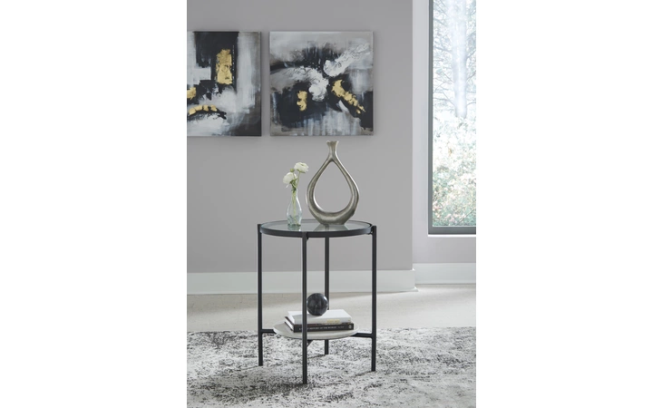T245-6 Zalany ROUND END TABLE