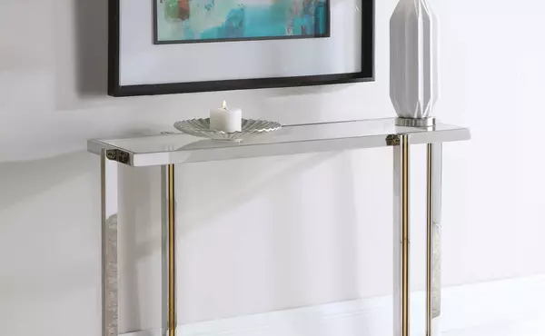locke console table by uttermost