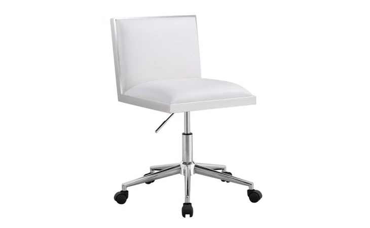101122  WELLINGTON OFFICE CHAIR WHITE WHITE LEATHERETTE GY-OC-7976WC