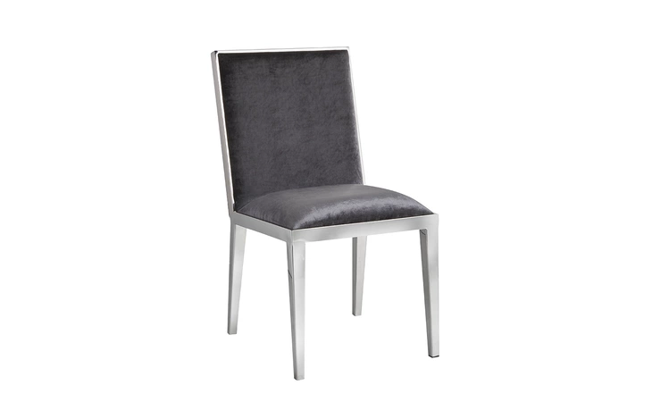 EMARIO HIGH BACK CHAIR CHARCOAL VELVET GY-DC-7778HB XCELLA 100993  100993