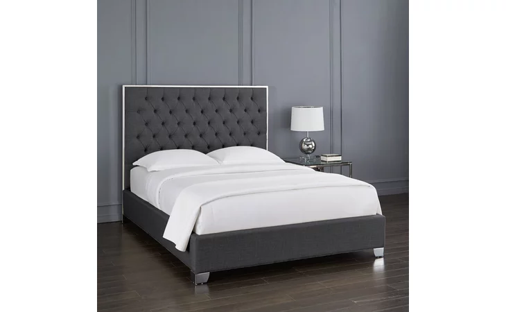 KROMA BED KING DARK GREY LINEN GY-0218K XCELLA 100246  100246