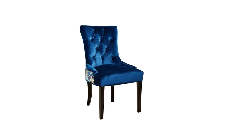 101556  LANCASTER DINING CHAIR WOOD LEGS