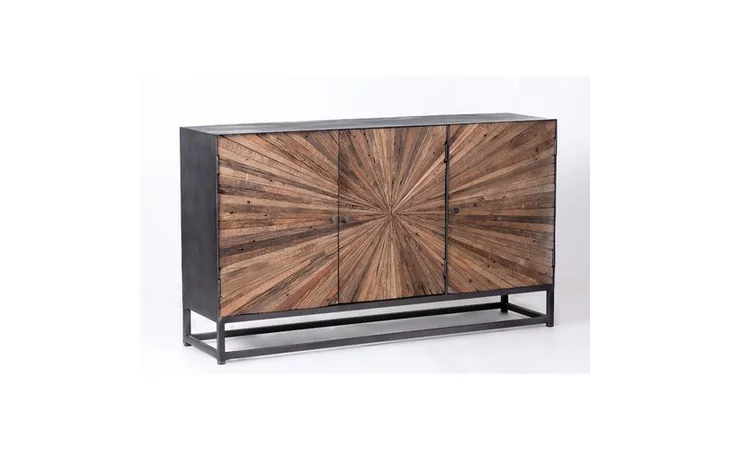 ASTRAL PLAINS COLLECTION RECLAIMED 3 DOOR ACCENT CABINET ASTRAL PLAINS COLLECTION JOFRAN  1928-59