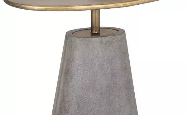 kadin end table - grey by sunpan