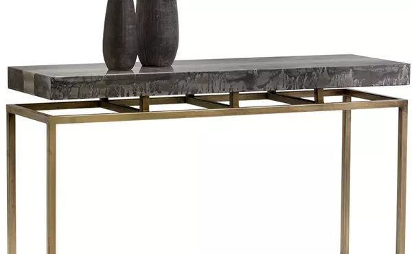 toreno console table by sunpan