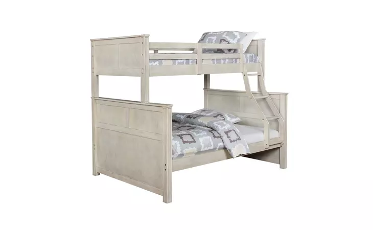 461252  MONTROSE TWIN/FULL BUNK BED ANTIQUE WHITE