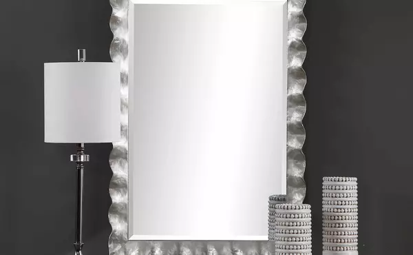 haya mirror, silver by uttermost