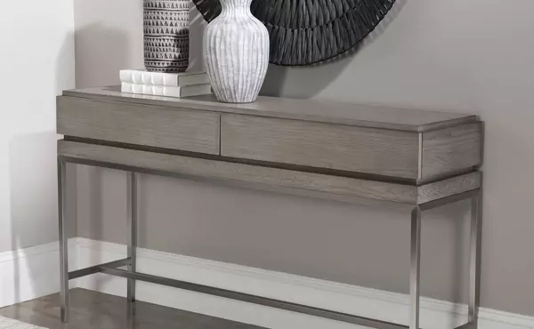 kamala console table by uttermost