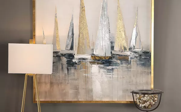 regatta hand painted canvas hp by uttermost