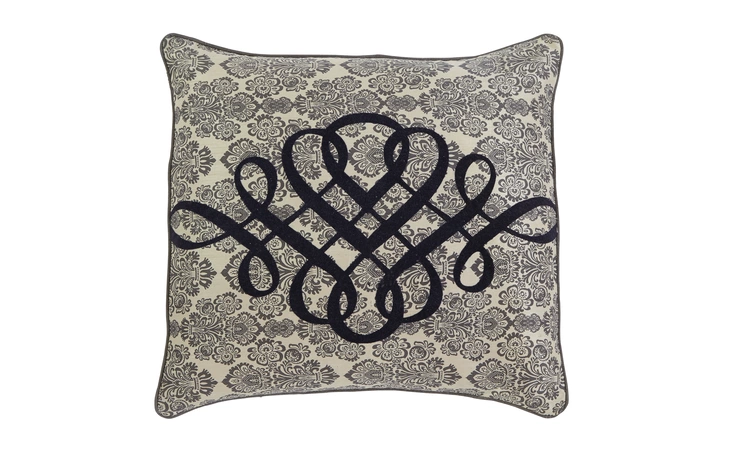 A1000310P  PILLOW COVER STITCHED GRAY