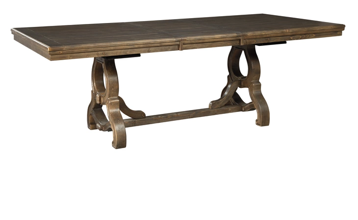 D746-45 Wendota - Grayish Brown RECT DINING ROOM EXT TABLE