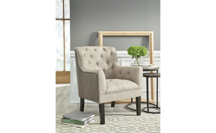 A3000050 Drakelle - Beige/Taupe ACCENT CHAIR/DRAKELLE