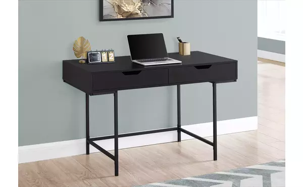 computer desk - 48 l - black - black metal by monarch specialties