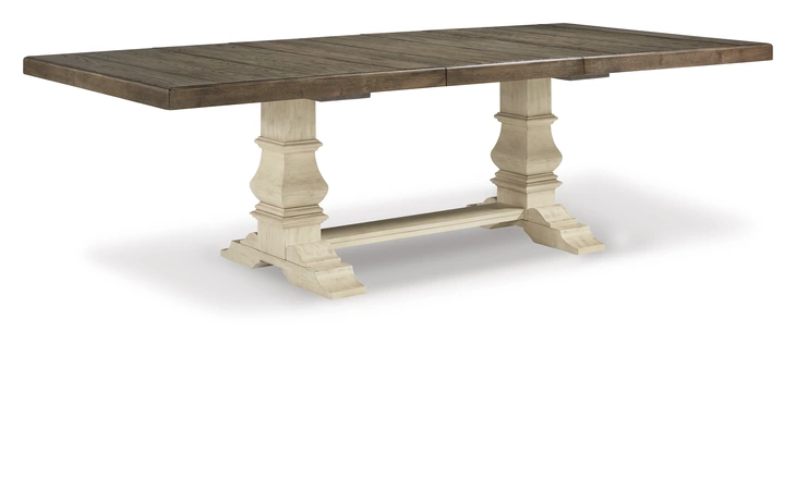Bolanburg DINING ROOM TABLE BASE ASHLEY Antique White D647-55B
