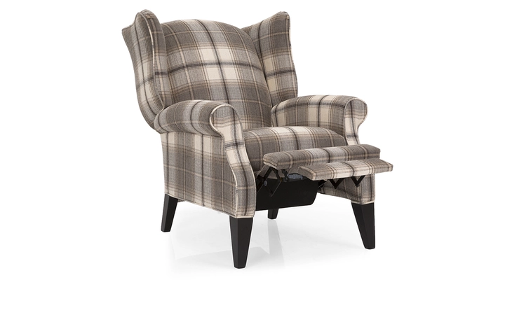 2220 2220 PUSH BACK RECLINER WING CHAIR (56 DEPTH WHEN FUL DECOR-REST  2220