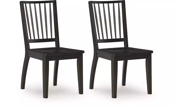 charterton two-tone dining room side chair (2/cn) by ashley