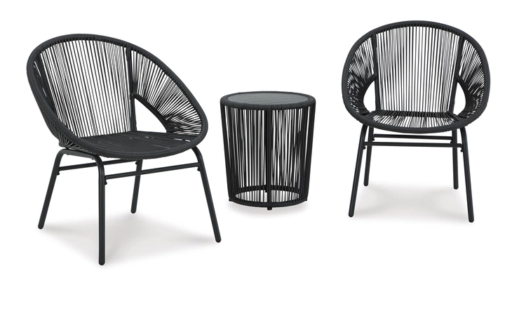 Mandarin Cape CHAIRS W/TABLE SET (3/CN) ASHLEY Multi P312-049