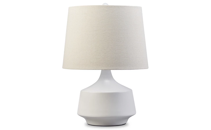 Acyn CERAMIC TABLE LAMP (1/CN) ASHLEY White L123904