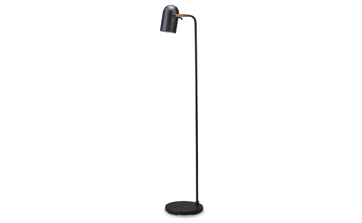 Ridgewick METAL FLOOR LAMP (1/CN) ASHLEY Black/Brown L206081