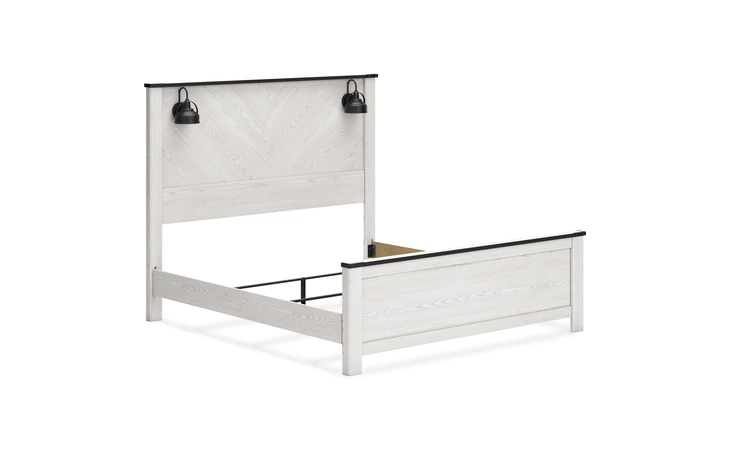 Schoenberg KING PANEL RAILS ASHLEY FURNITURE White B1446-197