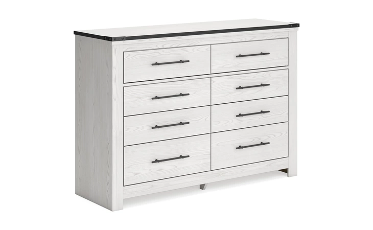 Schoenberg SIX DRAWER DRESSER ASHLEY FURNITURE White B1446-231