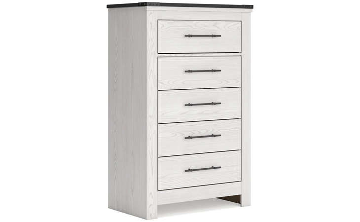 Schoenberg FIVE DRAWER CHEST ASHLEY FURNITURE White B1446-245