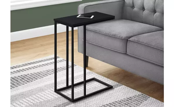 accent table - 25 h - black - black metal by monarch specialties