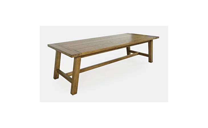 NATURE'S EDGE COLLECTION TRESTLE TABLE COUNTER HEIGHT W/(2) 12