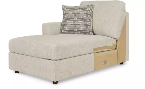 edenfield linen laf corner chaise by ashley