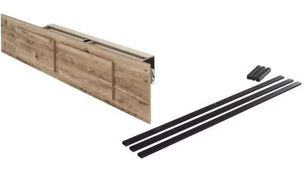 hyanna tan brown twin/full under bed storage by ashley