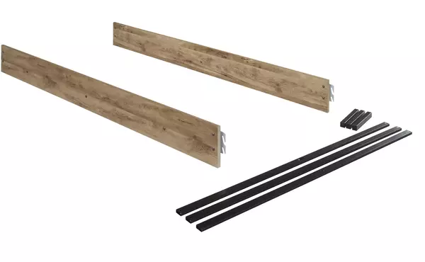 hyanna tan brown twin panel rails by ashley