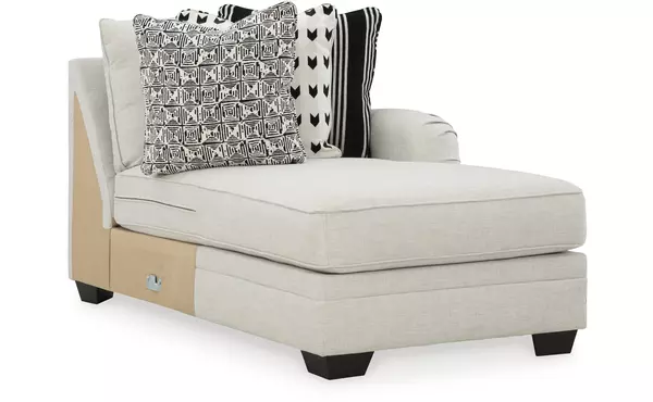 huntsworth dove gray raf corner chaise by ashley