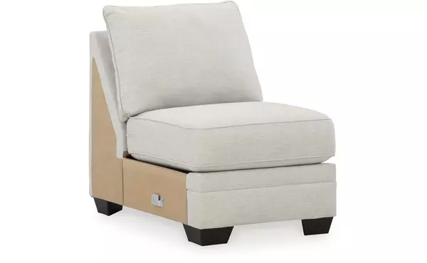 huntsworth dove gray armless chair by ashley
