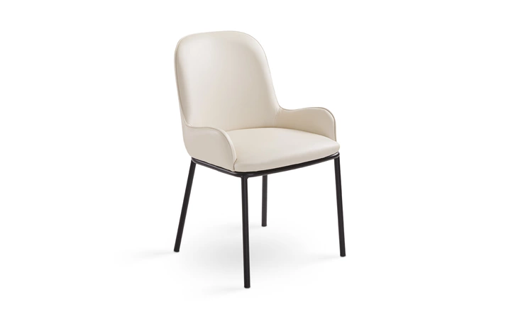 103187 BENNETT DINING CHAIR GY- DC-2943 ASPEN TAUPE BLACK MATT METAL LEGS
  GY- DC-2944 XCELLA  103187