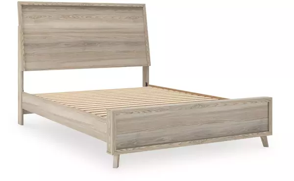 hasbrick tan queen panel footboard by ashley