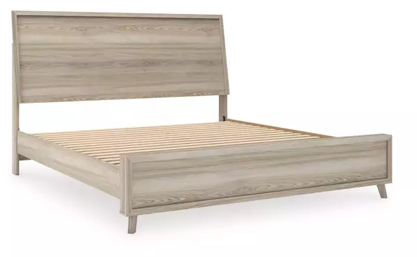 hasbrick tan king panel footboard by ashley