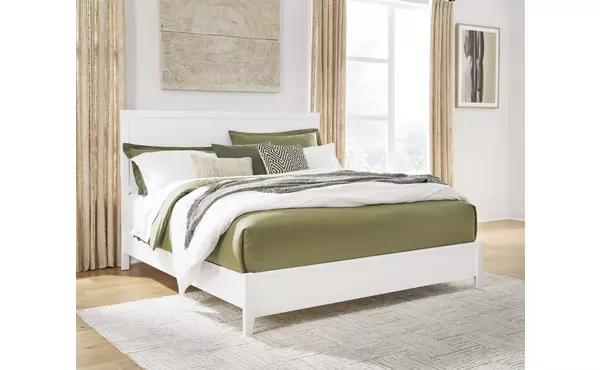 binterglen white queen/king panel rails by ashley
