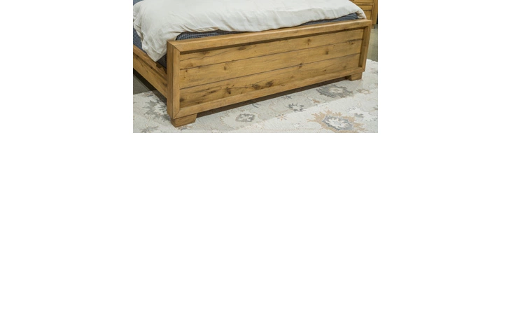 Galliden KING PANEL FOOTBOARD W/RAILS ASHLEY Light Brown B841-56