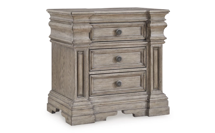 Blairhurst THREE DRAWER NIGHT STAND ASHLEY Light Grayish Brown B916-93