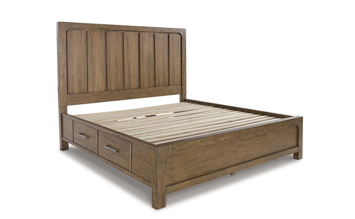 Cabalynn KING/CAL KING PANEL HEADBOARD ASHLEY Light Brown B974-58