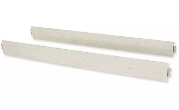 arlendyne antique white queen/king panel rails by ashley