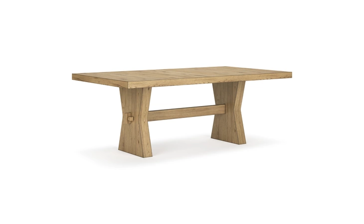 Galliden RECTANGULAR DINING ROOM TABLE ASHLEY Black/Brown D841-45
