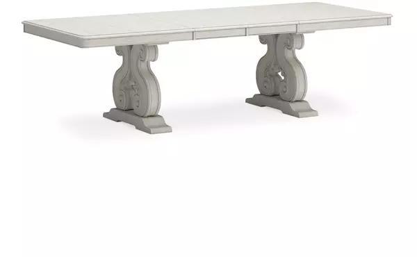 arlendyne antique white rect drm extension table top by ashley
