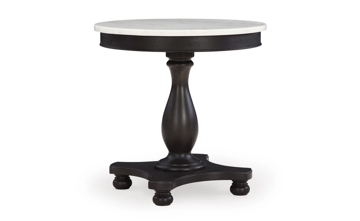 Henridge ACCENT TABLE ASHLEY Black/White A4000565