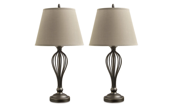 Ornawell METAL TABLE LAMP (2/CN) ASHLEY Antique Bronze Finish L204544